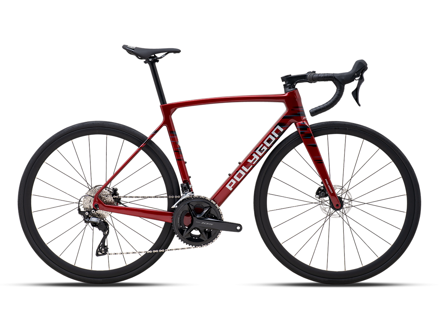 Polygon Brand Bicycle Strattos S7D 700C 2025-M(50cm)-Red - Image 1