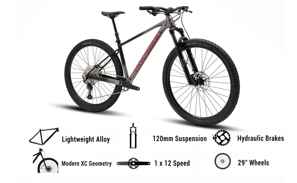 Polygon Brand Bicycle Xtrada 6 LG 29 2026-M(18)-Black Red - Image 2