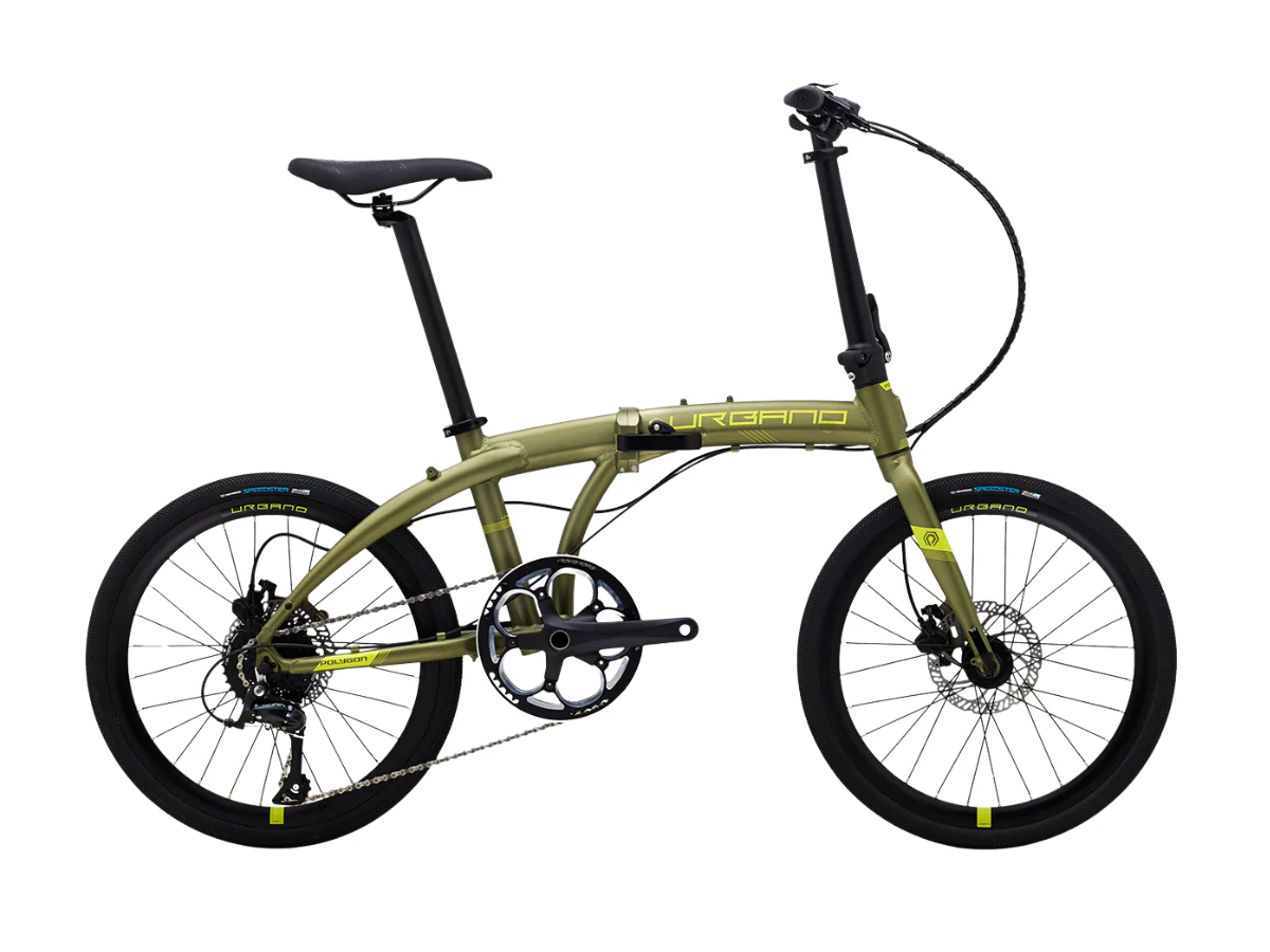 Polygon Brand Bicycle Urbano 5 2025-20x12-Green - Image 1