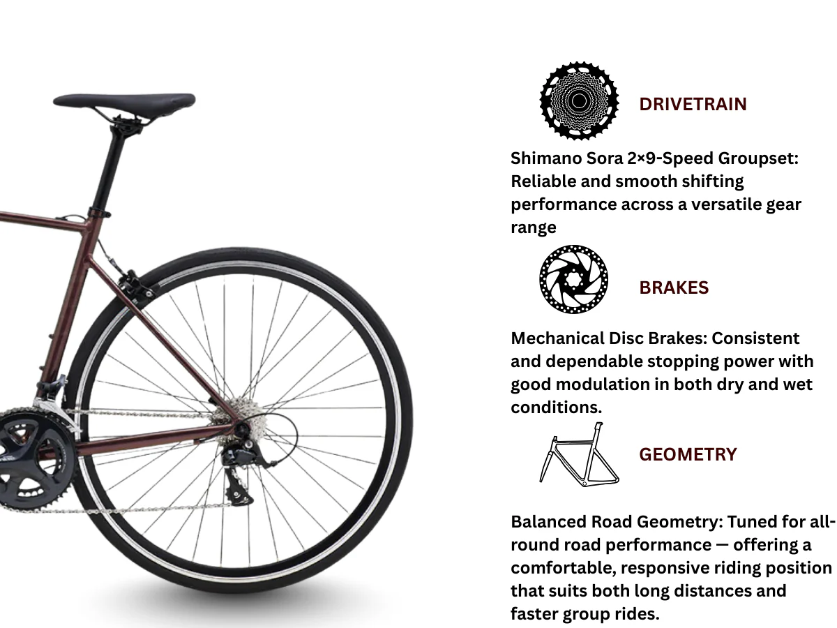 Polygon Brand Bicycle Strattos S3 2026-M(50)-Brown - Image 4