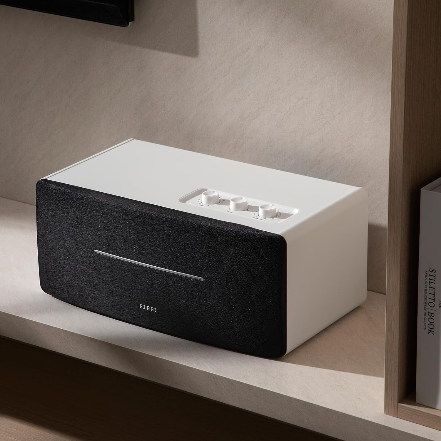 Edifier D12 Integrated Stereo Speakers White - Image 2