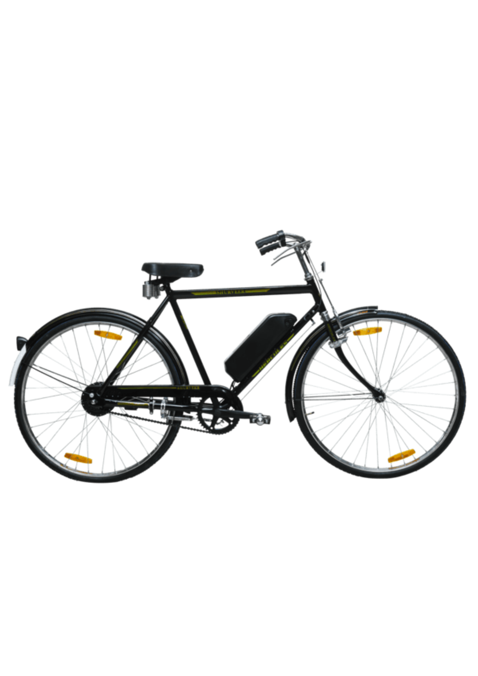 Hercules Shurveer 28 SS Black Electric Cycle - Image 1