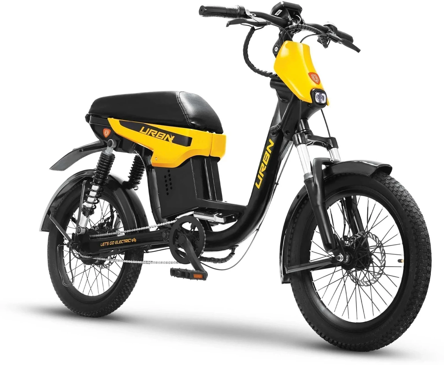 Motovolt Urbn Electric Cycle-Mustard Yellow - Image 1