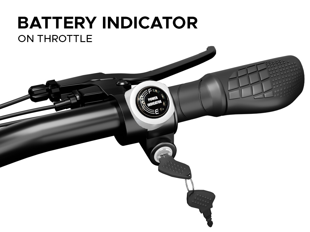 Emotorad X1  7.65AH Electric Cycle Arctic Blue - Image 4