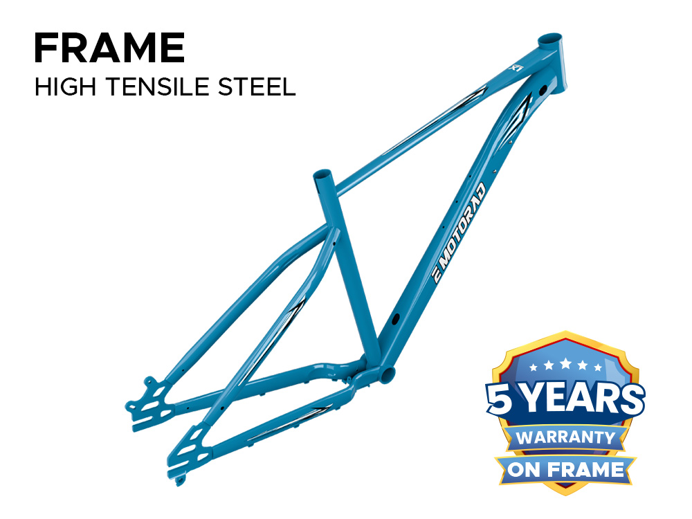 Emotorad X1  7.65AH Electric Cycle Arctic Blue - Image 3