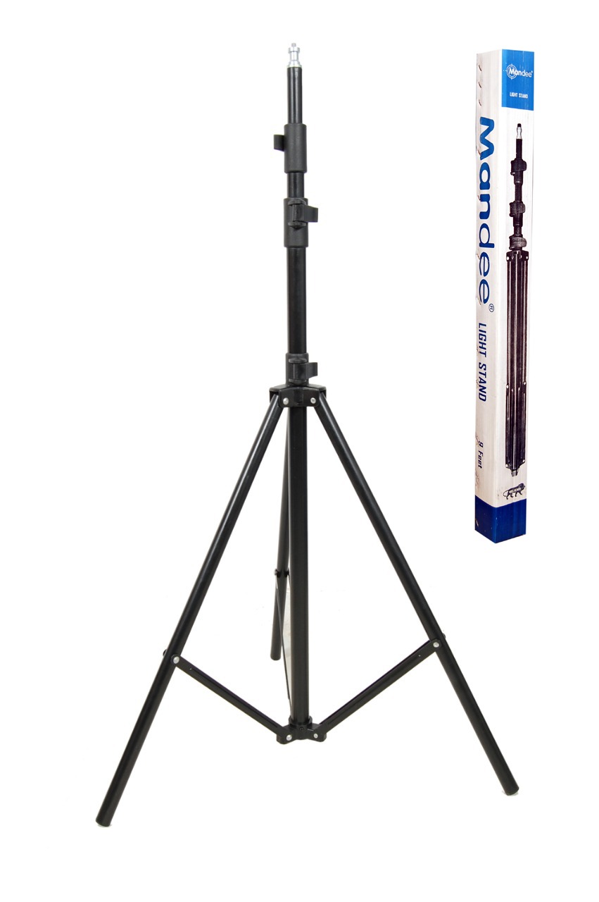 Mandee HeavyDuty Light Stand 9 Feet For Ring Light, Flash, Reflector