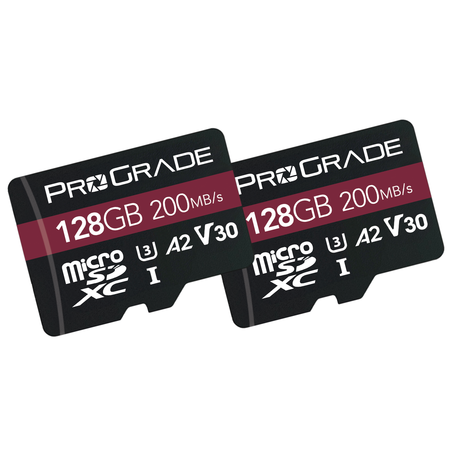 ProGrade Digital 128GB MicroSDXC UHS-1 V30 Memory Card-2 Pack-PGMSD128GBSP2NA - Image 1