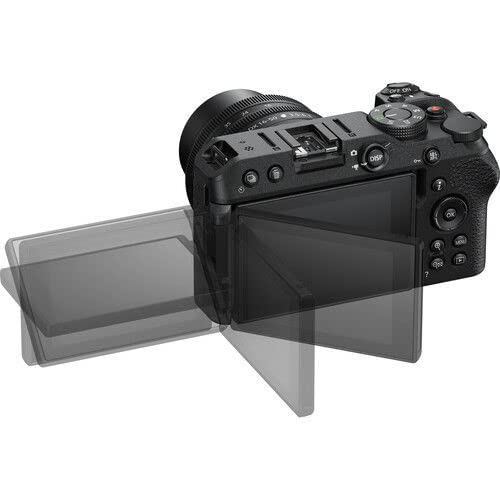 Nikon Z30 20MP Mirrorless Camera Kit with NIKKOR Z DX 16-50mm & 50-250mm VR Lenses, Bag & 64GB SD Card Black - Image 4