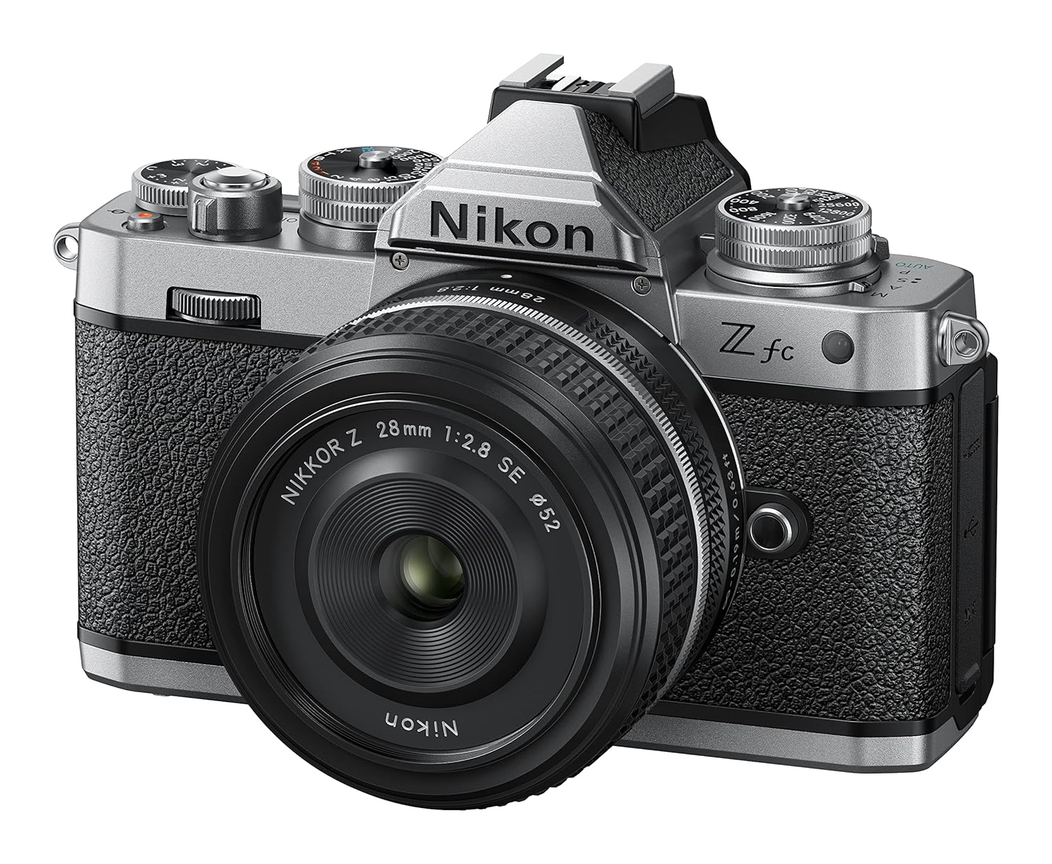 Nikon Z fc 20.9MP Mirrorless Camera with NIKKOR Z 28mm f/2.8 SE Lens, Extra Battery, Bag, 64GB SD Card & Grip Black - Image 1