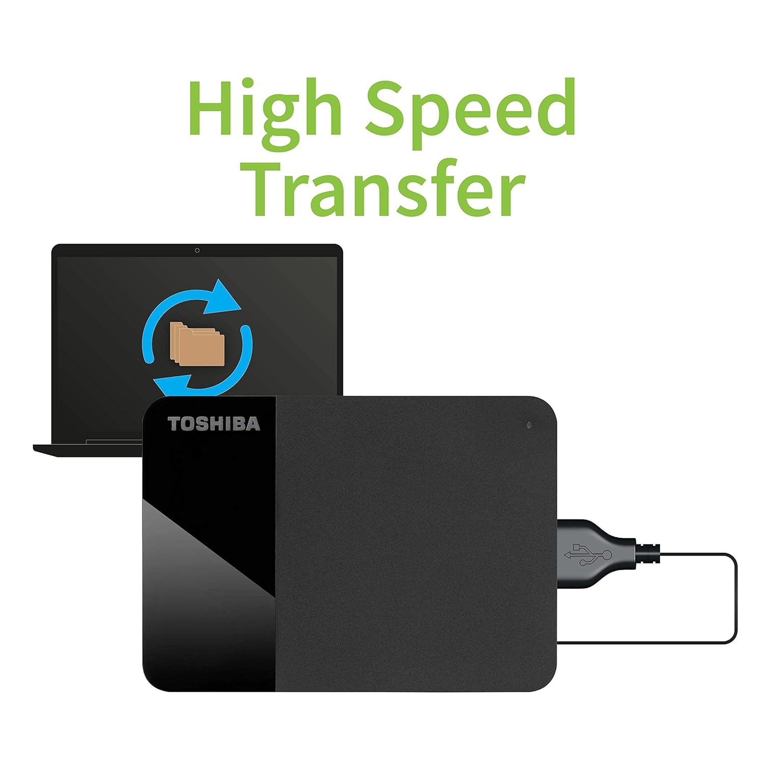 Toshiba Canvio Ready 1TB Portable External Hard Drive, USB 3.0 (USB 3.2 Gen1), Fast Data Transfer, Plug-and-Play, Black, 3-Year Warranty Toshiba Canvio Ready 1TB Portable External Hard Drive, USB 3.0 (USB 3.2 Gen1), Fast Data Transfer, Plug-and-Play, Black, 3-Year Warranty - Image 5