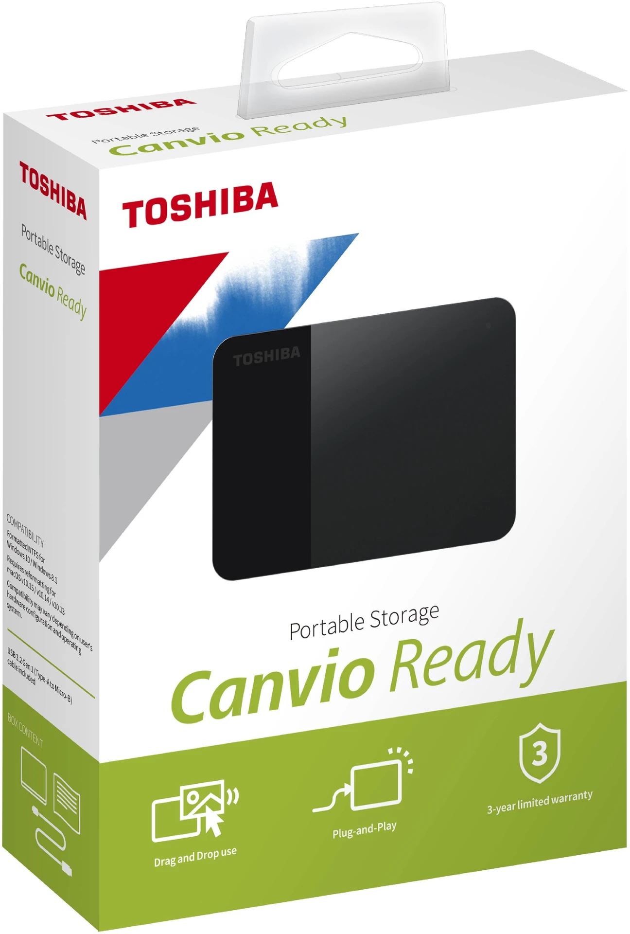 Toshiba Canvio Basics 4TB Portable External HDD - USB 3.0 for PC Laptop Windows and Mac, 3 Years Warranty, External Hard Drive - Black Toshiba Canvio Basics 4TB Portable External HDD - USB 3.0 for PC Laptop Windows and Mac, 3 Years Warranty, External Hard Drive - Black - Image 4