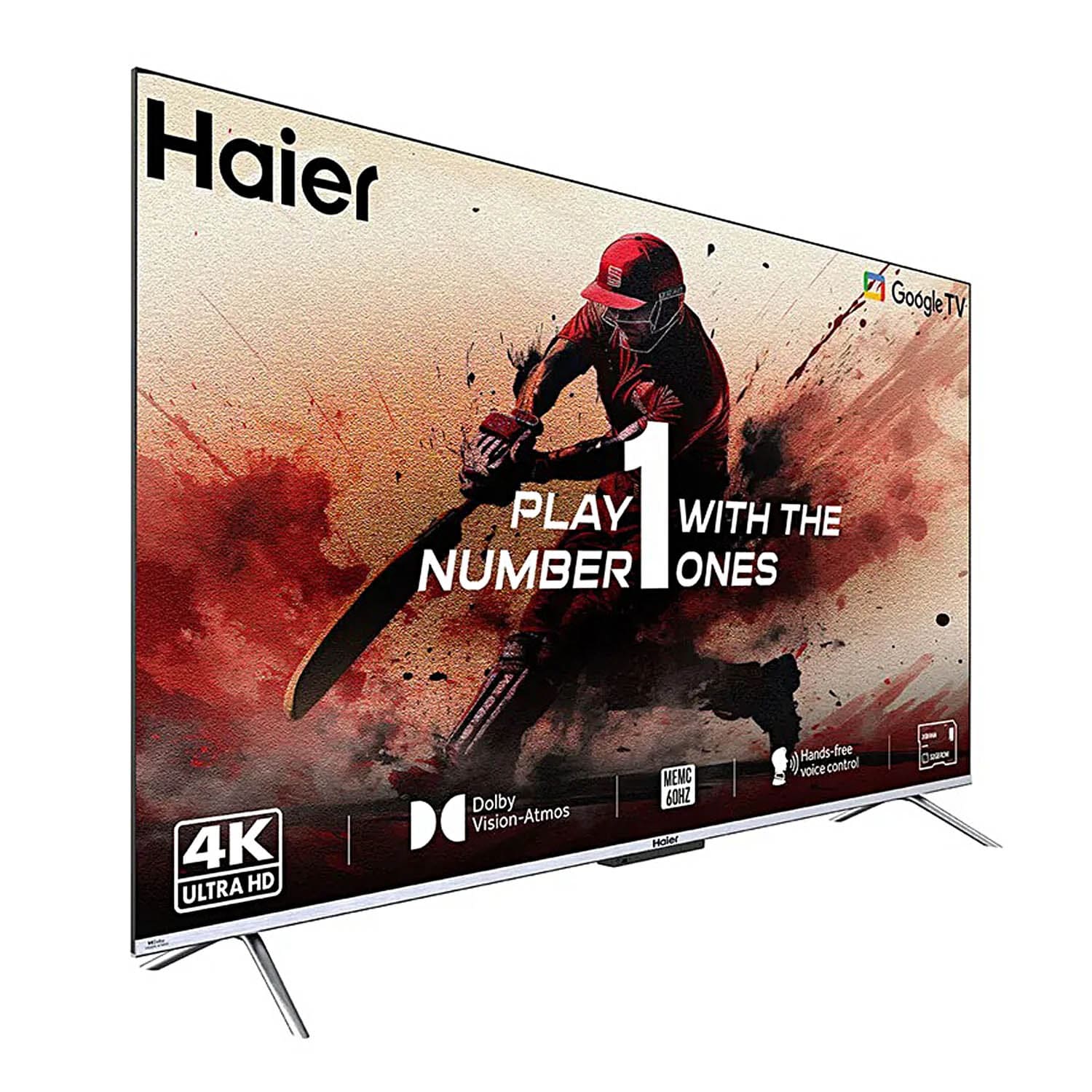 Haier 4k Smart Google Tv with Hands Free Voice Control, Dolby Atmos and Metal Bezeless Design, Black, P7GT-P-65P7GT - Image 2