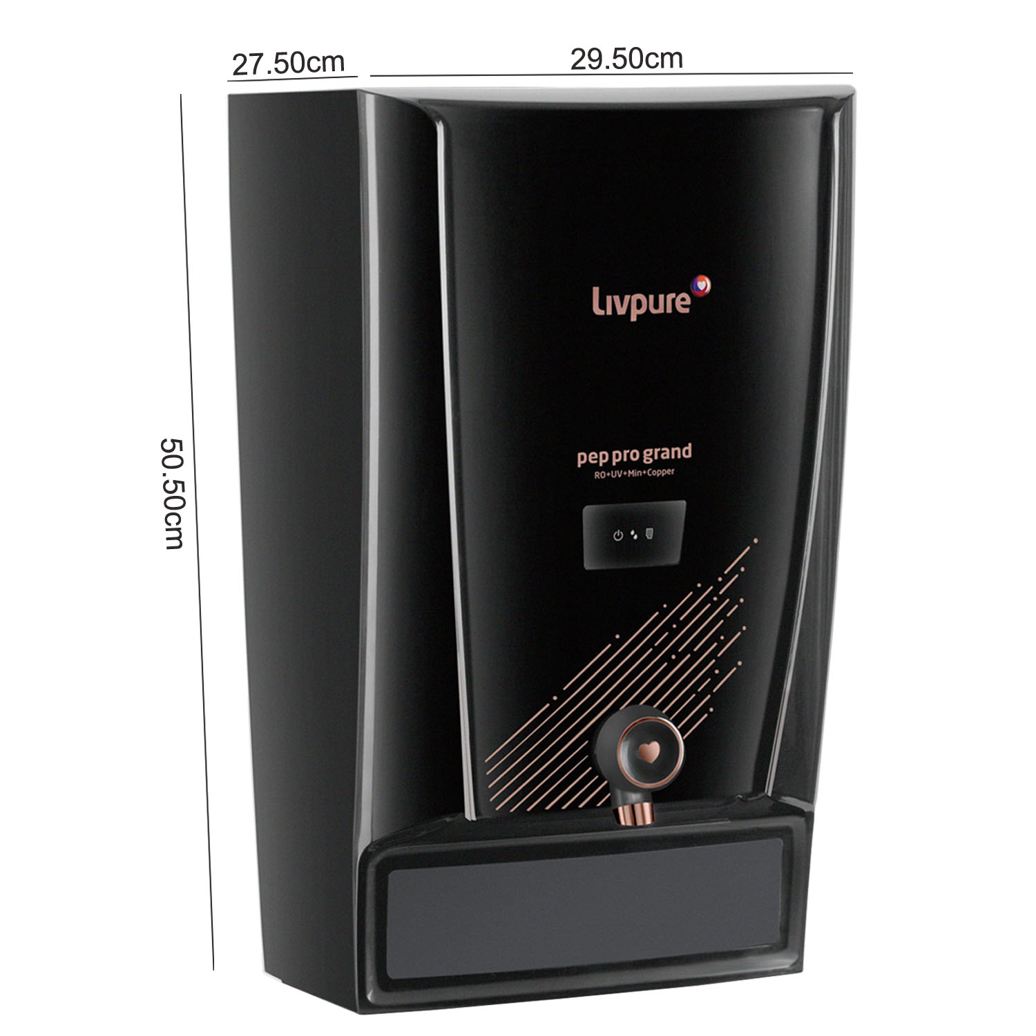 Livpure RO water purifier LIV-PEP-PRO-GRAND-COPPER(N) - Image 8