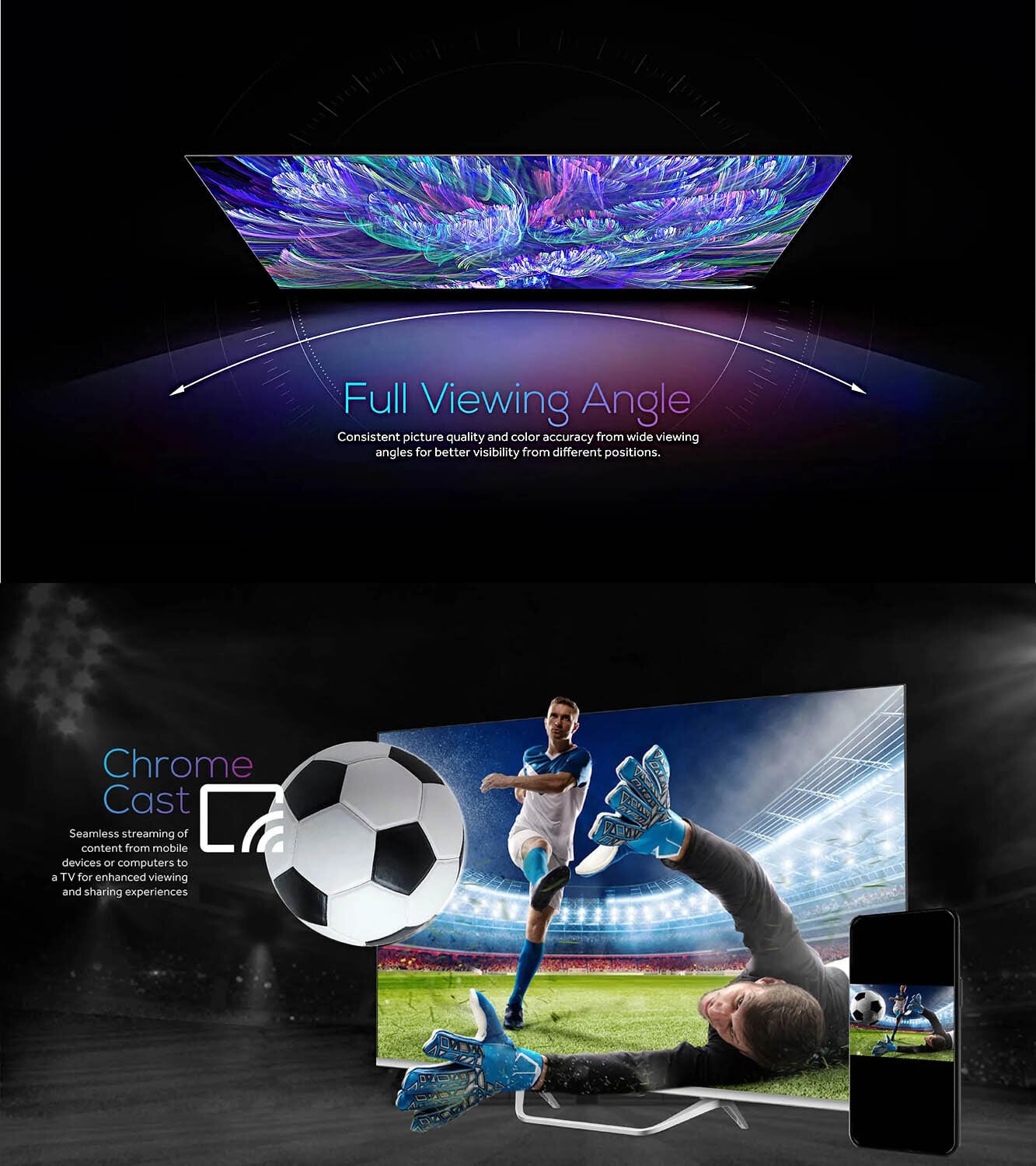 Haier 4k Smart Google Tv with Hands Free Voice Control, Dolby Atmos and Metal Bezeless Design, Black, P7GT-P-75P7GT - Image 10