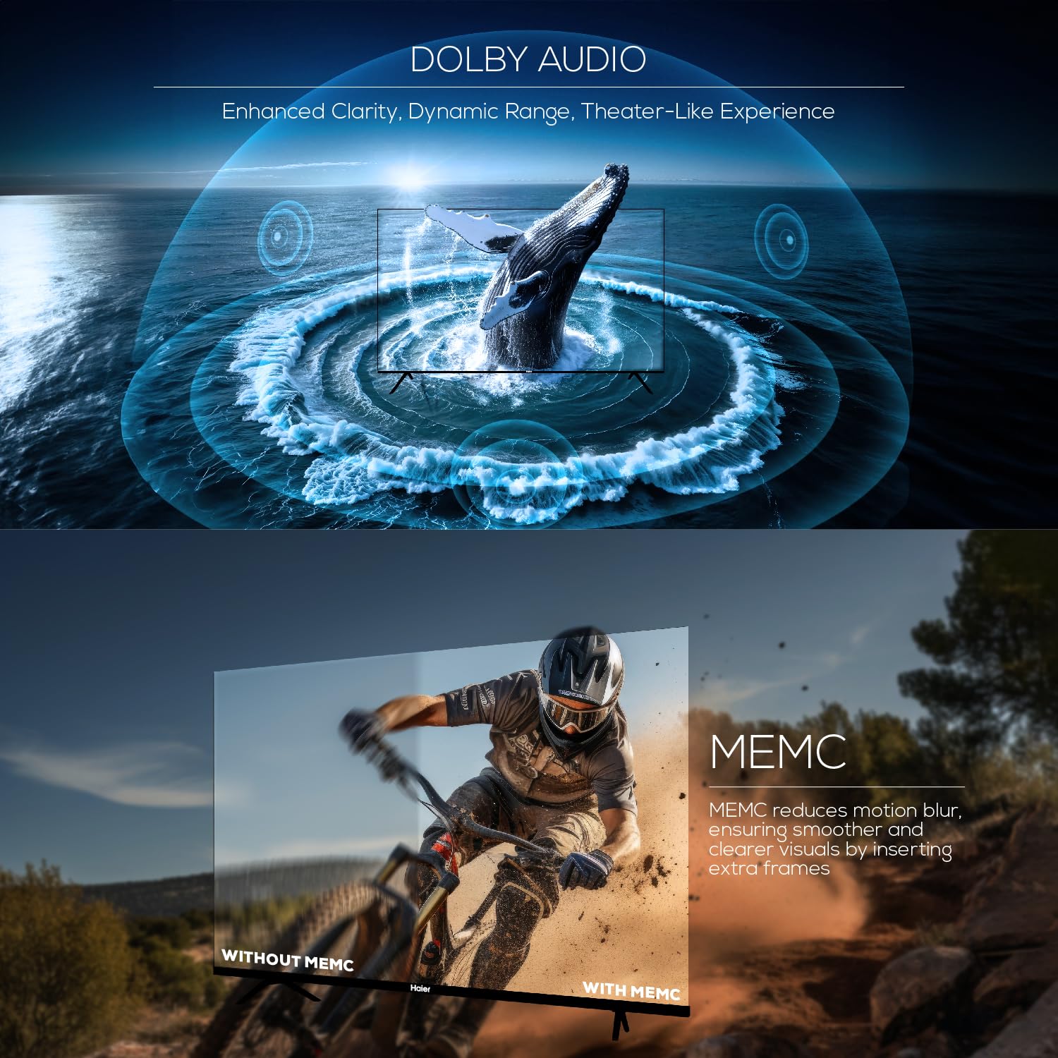 Haier 4k Smart Google Tv with Hands Free Voice Control, Dolby Atmos and Metal Bezeless Design, Black, P7GT-P-75P7GT - Image 8