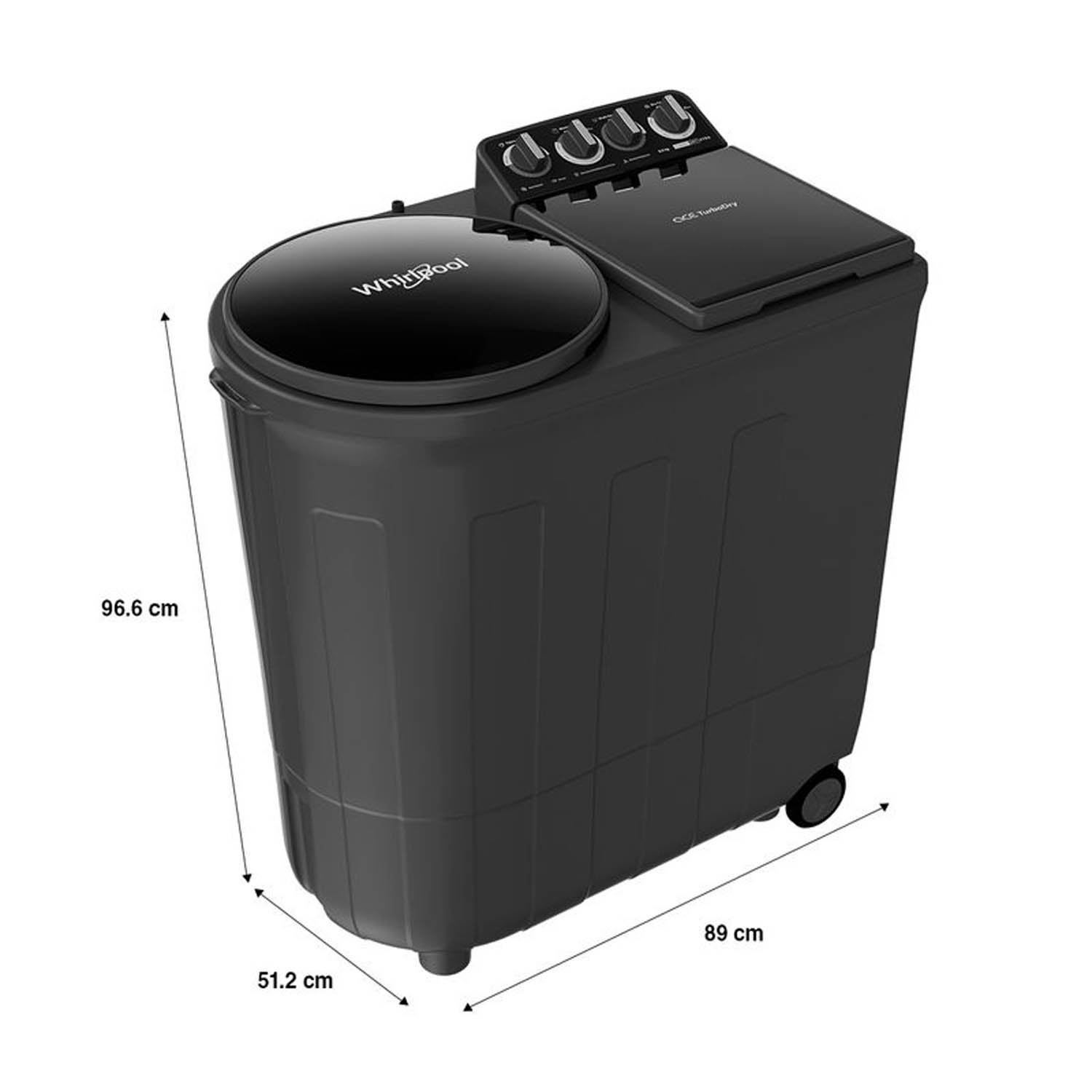 Whirlpool 8.5KG 5 Star Semi-Automatic Washing Machine with Turbo Lint Filter and Faster Drying, Ace Turbo Dry Xtraa-ACE 8.5 TRB DRY XTRAA WINE DZL (10YR) - Image 8