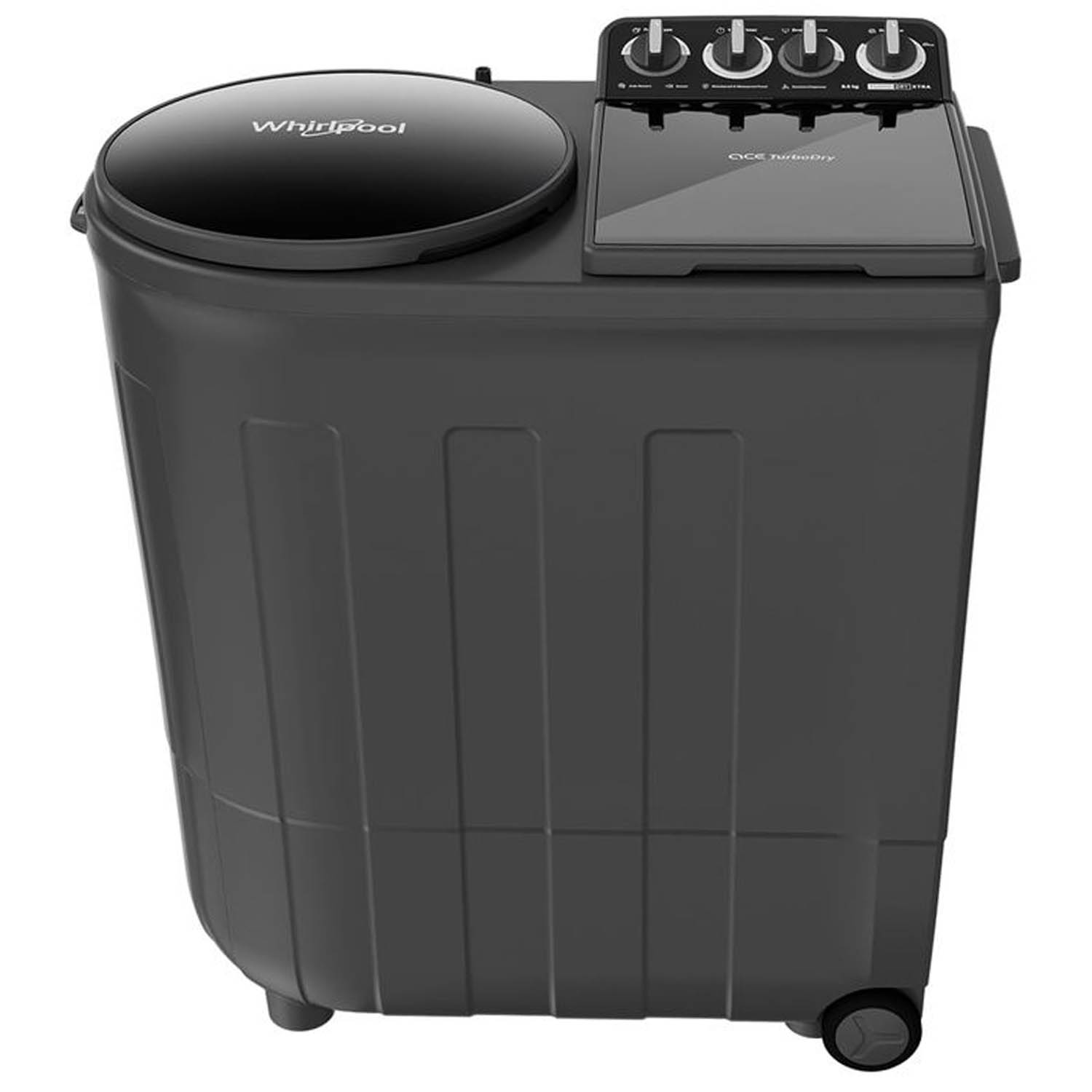 Whirlpool 8.5KG 5 Star Semi-Automatic Washing Machine with Turbo Lint Filter and Faster Drying, Ace Turbo Dry Xtraa-ACE 8.5 TRB DRY XTRAA GREY DZL (10YR) - Image 1