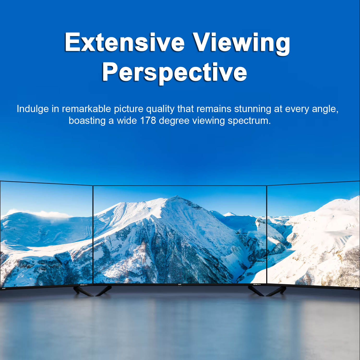 Acer 4K Ultra HD Google TV with Frame-less Design, Super Brightness, HDR10+, Dolby Atmos and Eye Care protect, Black, AR-GT2851UDFL-AR55GT2851UDFL - Image 8