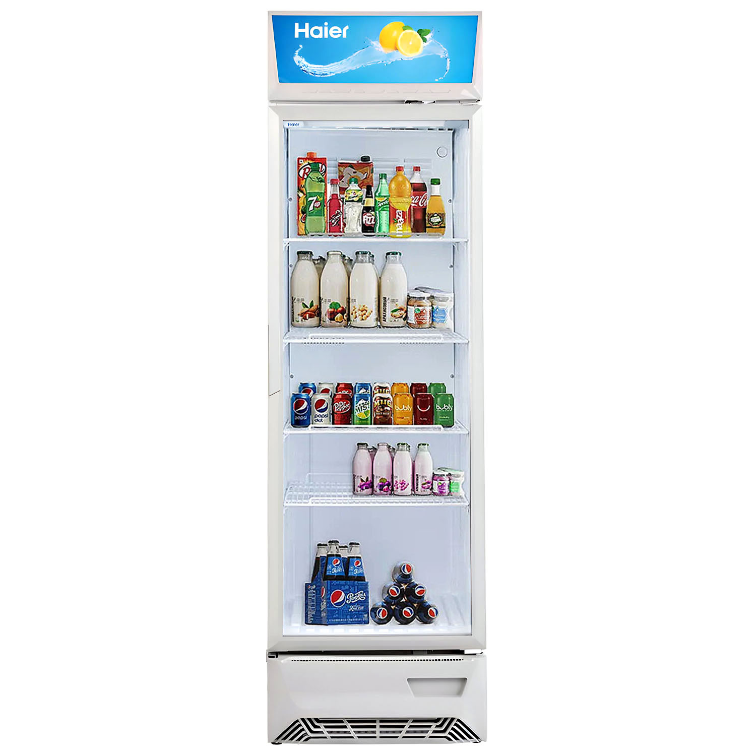 Haier 425 Litre, Single Door Visi Cooler, HVC-425GHC - Image 1