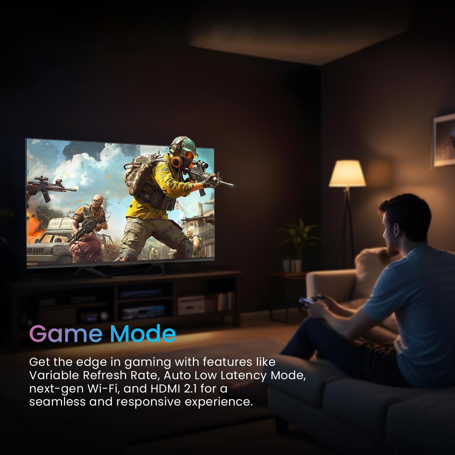 Haier QLED Google TV with Dolby Vision Atmos and Hands Free Voice Control, Grey, S800QT-65S800QT - Image 10