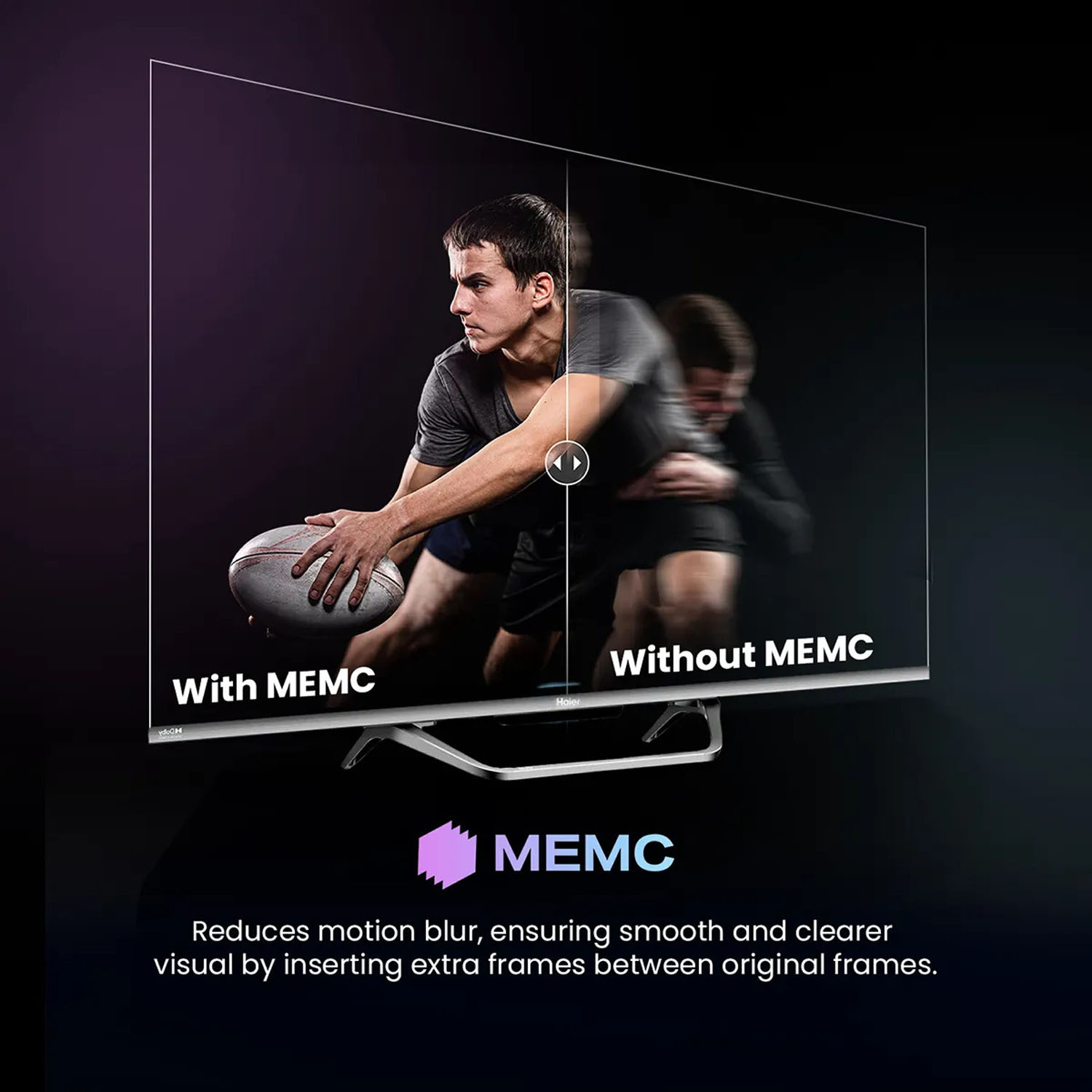 Haier S80 Series QLED Google TV with Dolby Vision Atmos and Hands Free Voice Control, Silver, H-S80FUX-H65S80FUX - Image 10