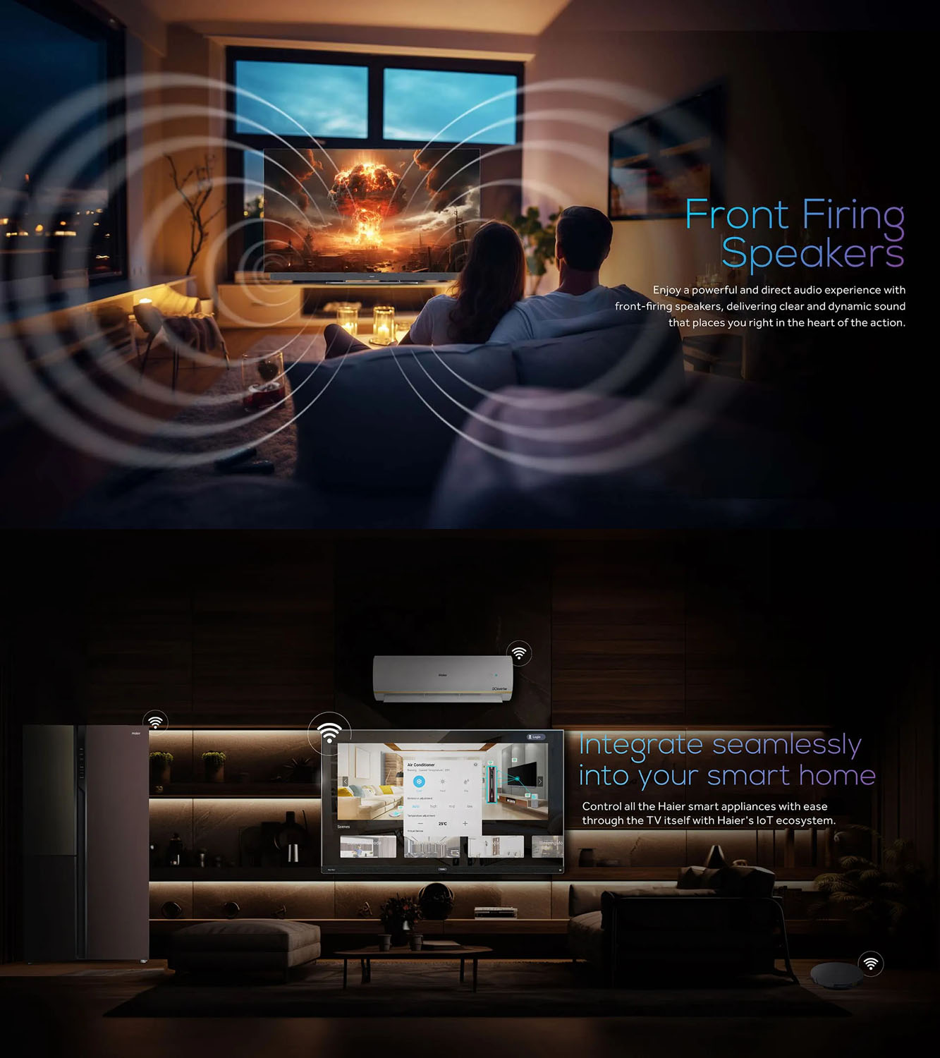 Haier OLED TV with Dolby Vision and Harman Kardon Speakers with Hands Free Operation, Grey, C11-65C11 - Image 16