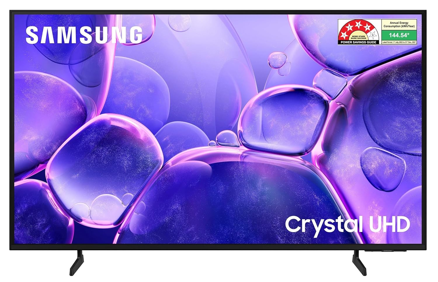 Samsung 4K Ultra HD LED TV with Crystal Processor, Eco Sensors, Metal Stream Design and Motion Xcelerator, Black, U8100-UA50U8100FULXL - Image 1