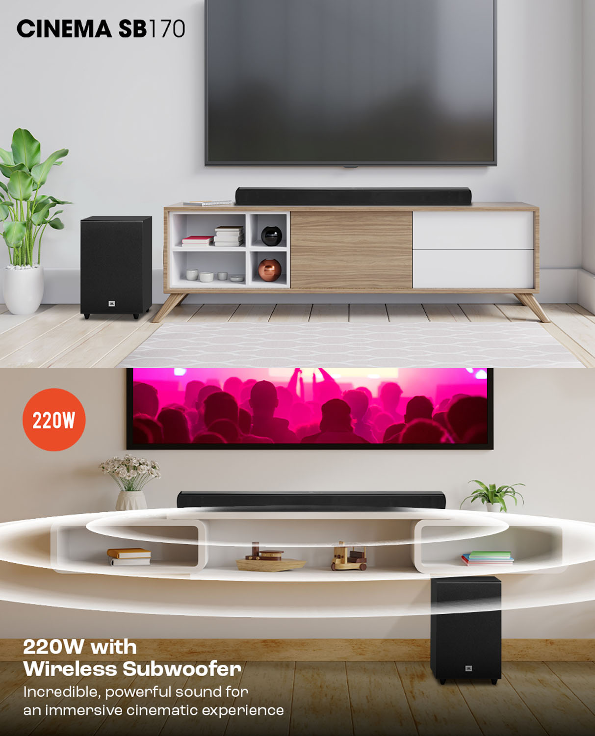 JBL Home Theatre & Soundbar sb170blkin - Image 19