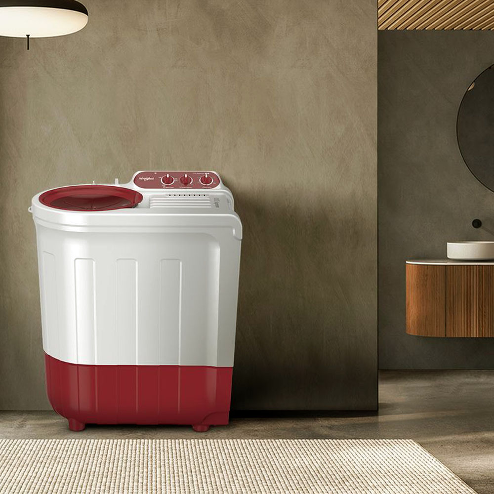 Whirlpool 7KG Semi Automatic Washing Machine, ACE 7.0 SUPER SOAK-ACE 7 SUPREME (CORAL RED) (5YR) - Image 6