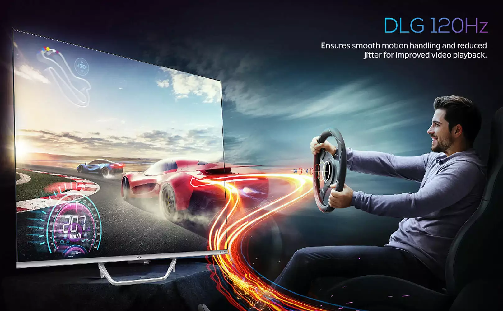 Haier QLED Google TV with Dolby Vision Atmos and Hands Free Voice Control, Grey, S800QT-55S800QT - Image 10