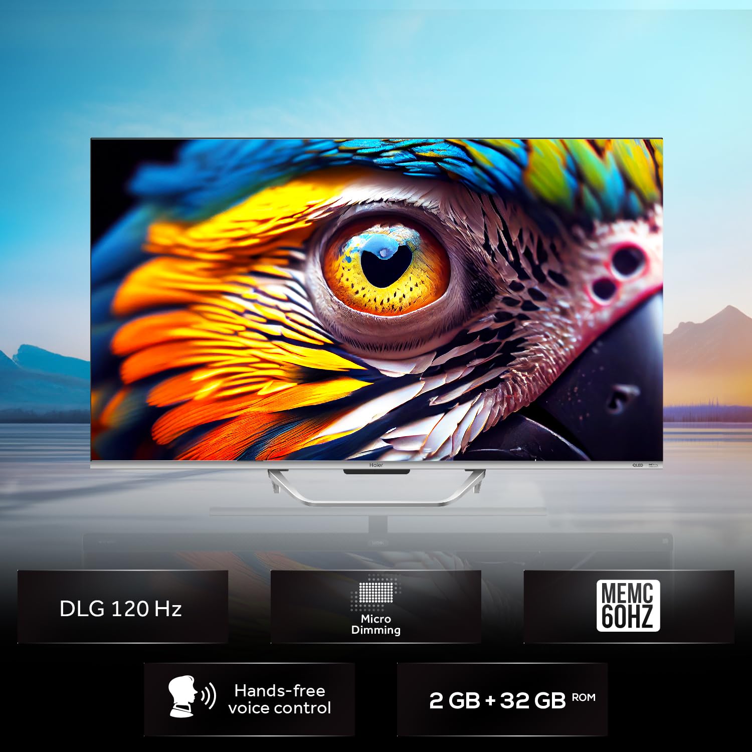 Haier QLED Google TV with Dolby Vision Atmos and Hands Free Voice Control, Grey, S800QT-55S800QT - Image 6