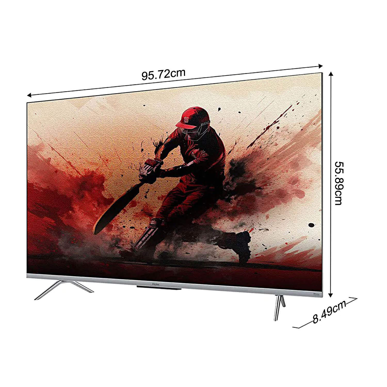 Haier 4k Smart Google Tv with Hands Free Voice Control, Dolby Atmos and Metal Bezeless Design, Black, P7GT-P-43P7GT-P - Image 6