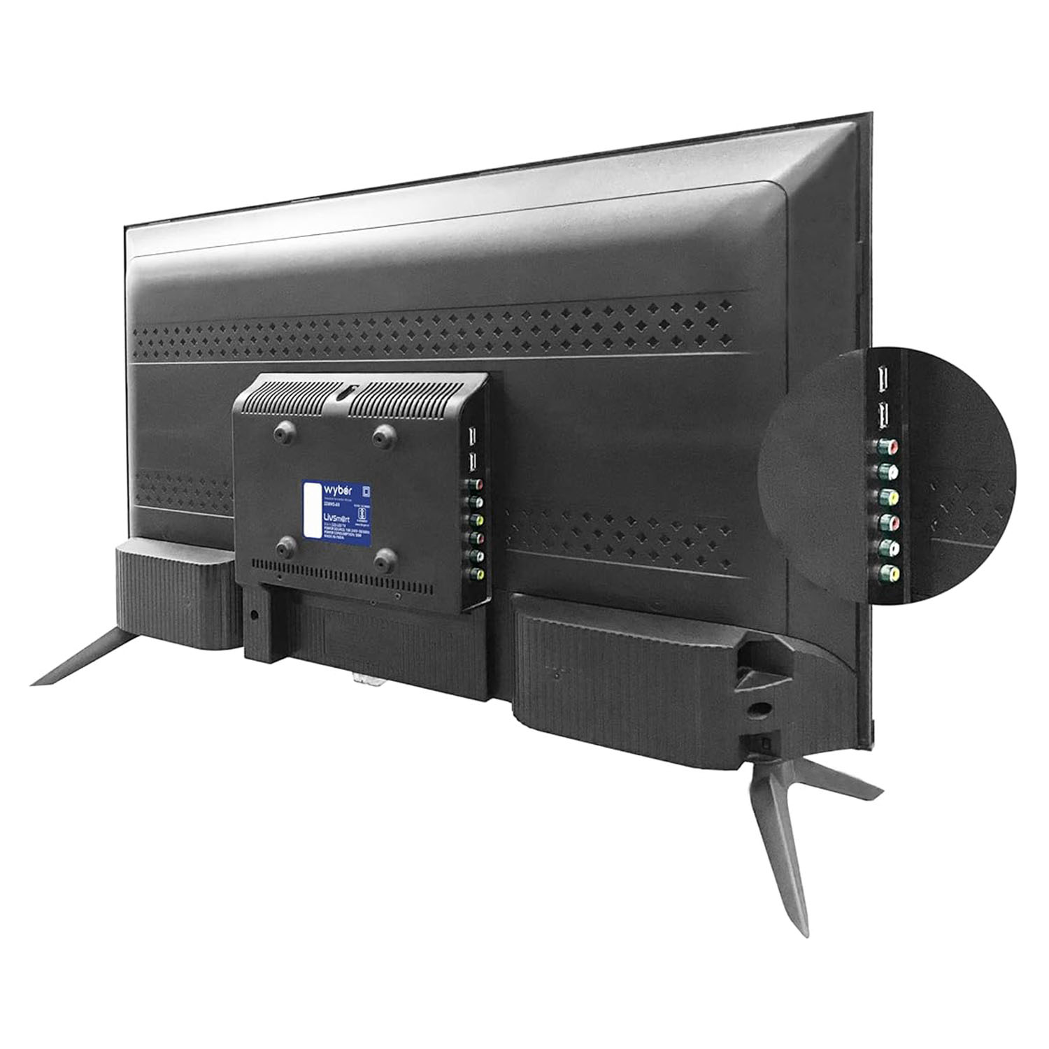 Wybor Frameless Design Full HD Smart Android TV with Voice Command Remote, Black, Macho 512-43WFS-C9.MACHOPRO - Image 4