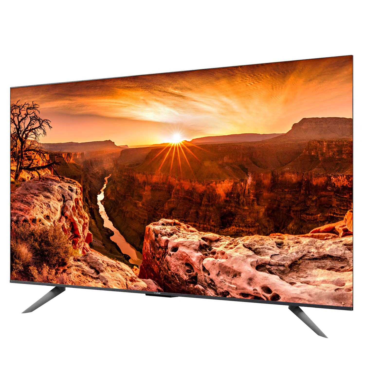 Wybor Frameless Design Full HD Smart Android TV with Voice Command Remote, Black, Macho 512-43WFS-C9.MACHOPRO - Image 6