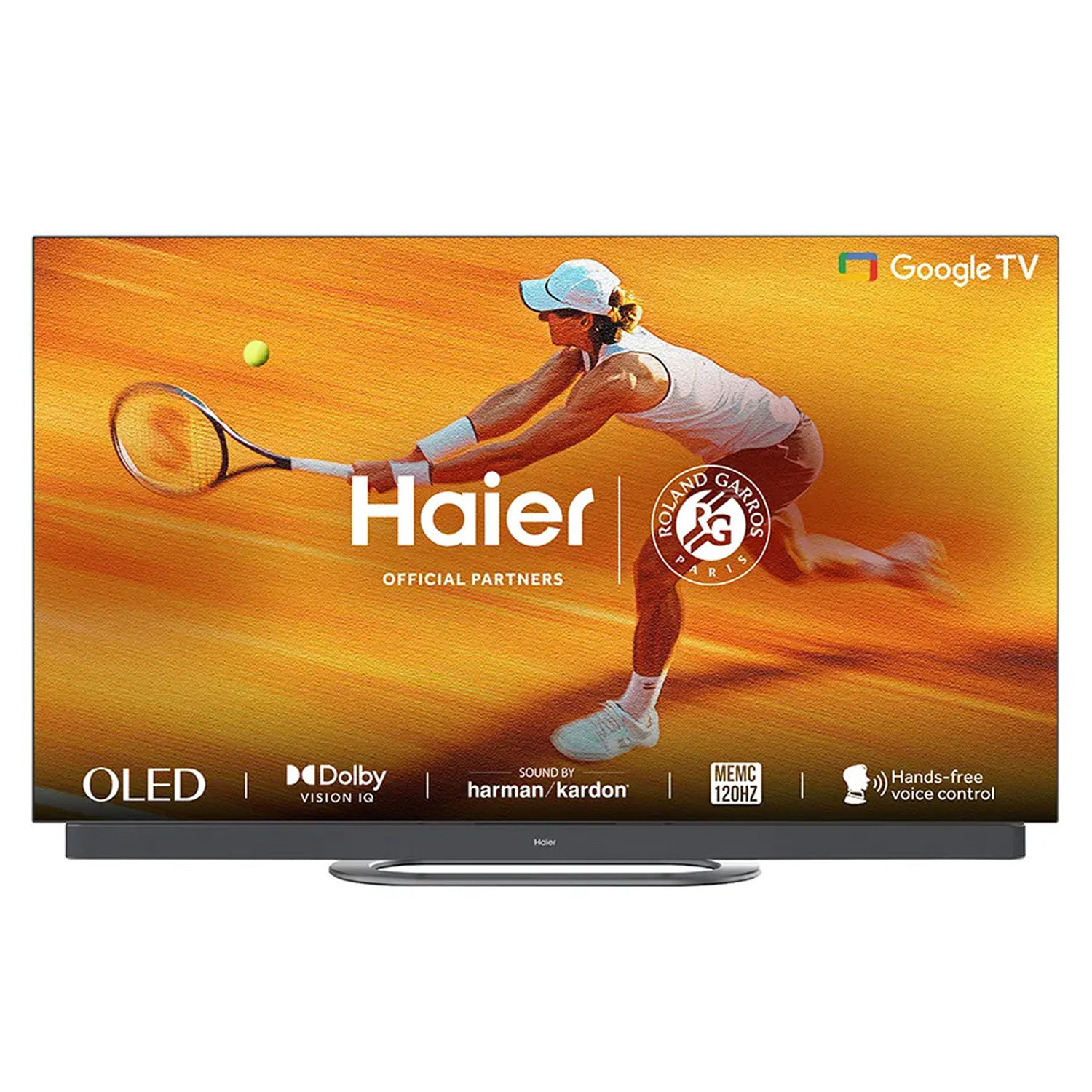 Haier OLED TV with Dolby Vision and Harman Kardon Speakers with Hands Free Operation, Grey, C11-55C11 - Image 1