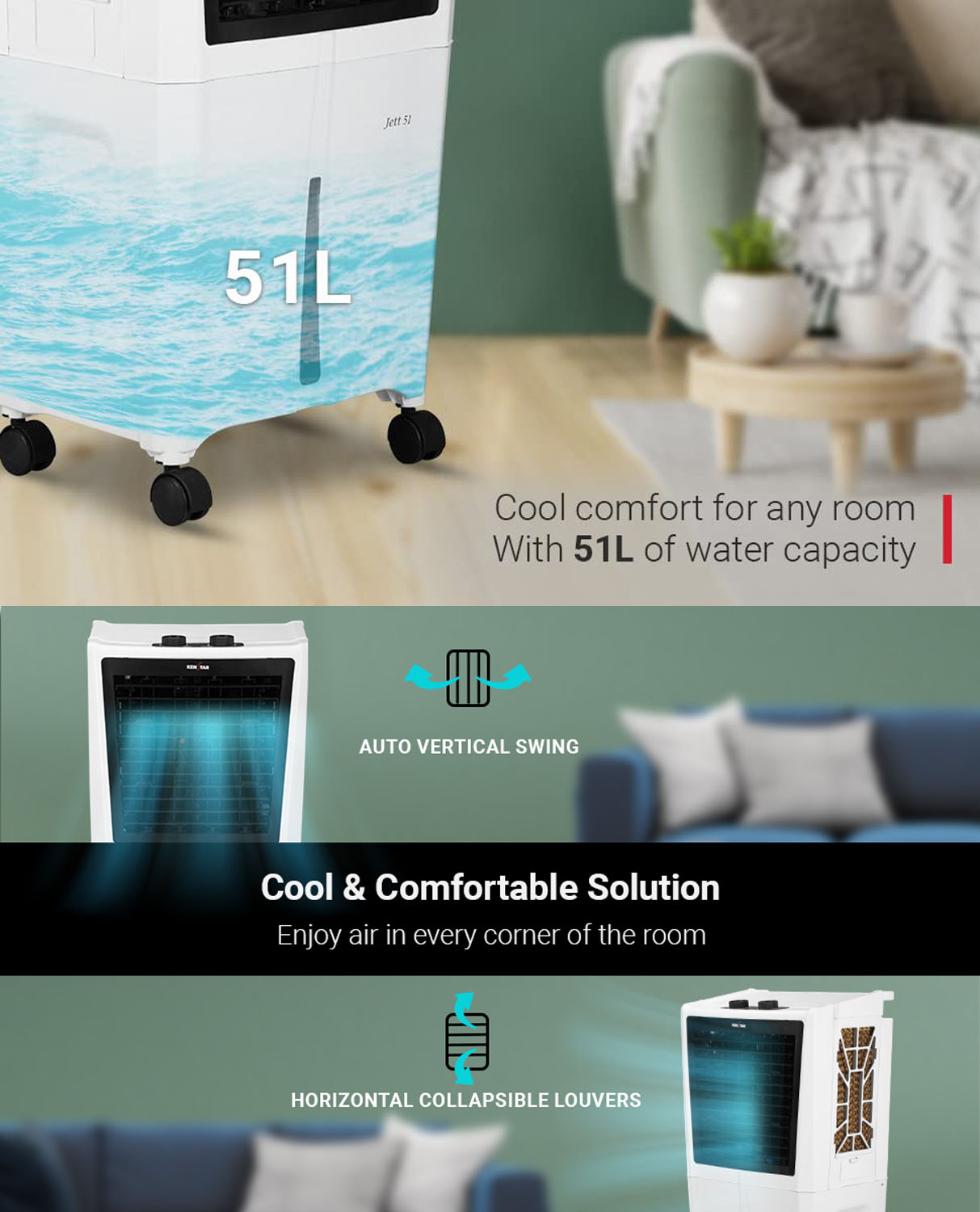 Kenstar Desert cooler JETT HC 51 - Image 17