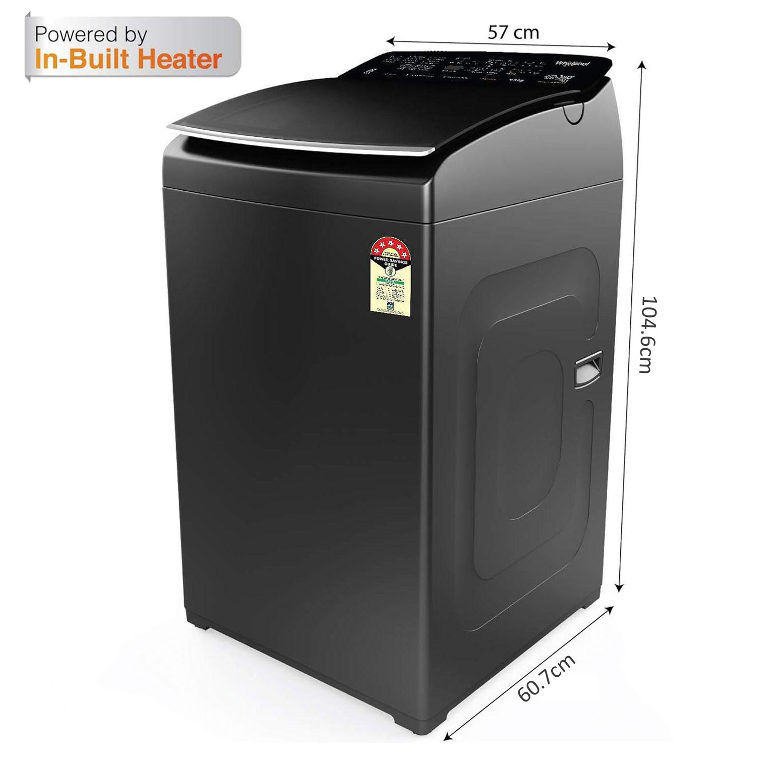 Whirlpool Top Load Washing machine 360 BW PRO H 10 GRAPHITE 10YMW - Image 8