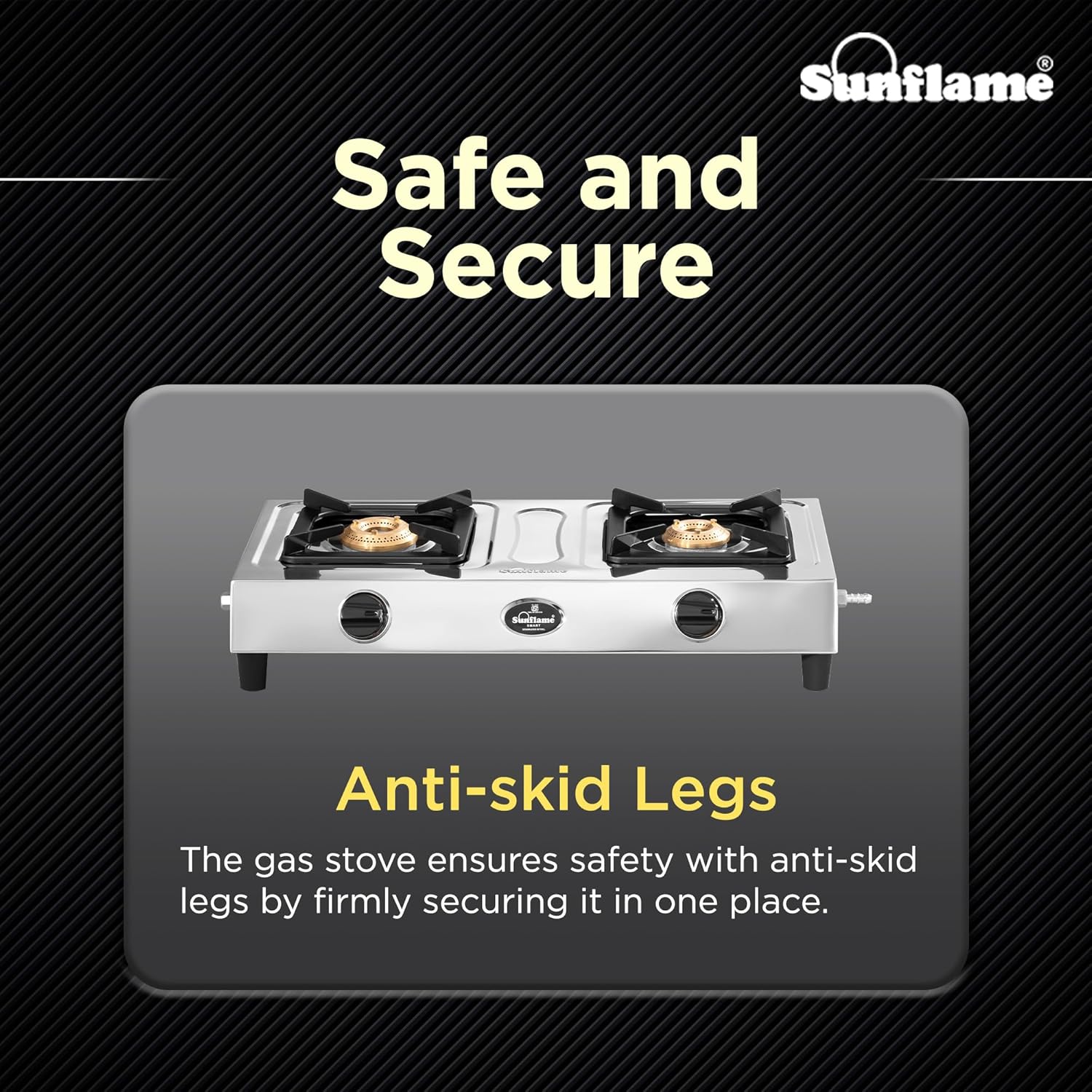 Sunflame Free-standing Cooktop SHAKTI DX 2B Sunflame Free-standing Cooktop SHAKTI DX 2B - Image 9