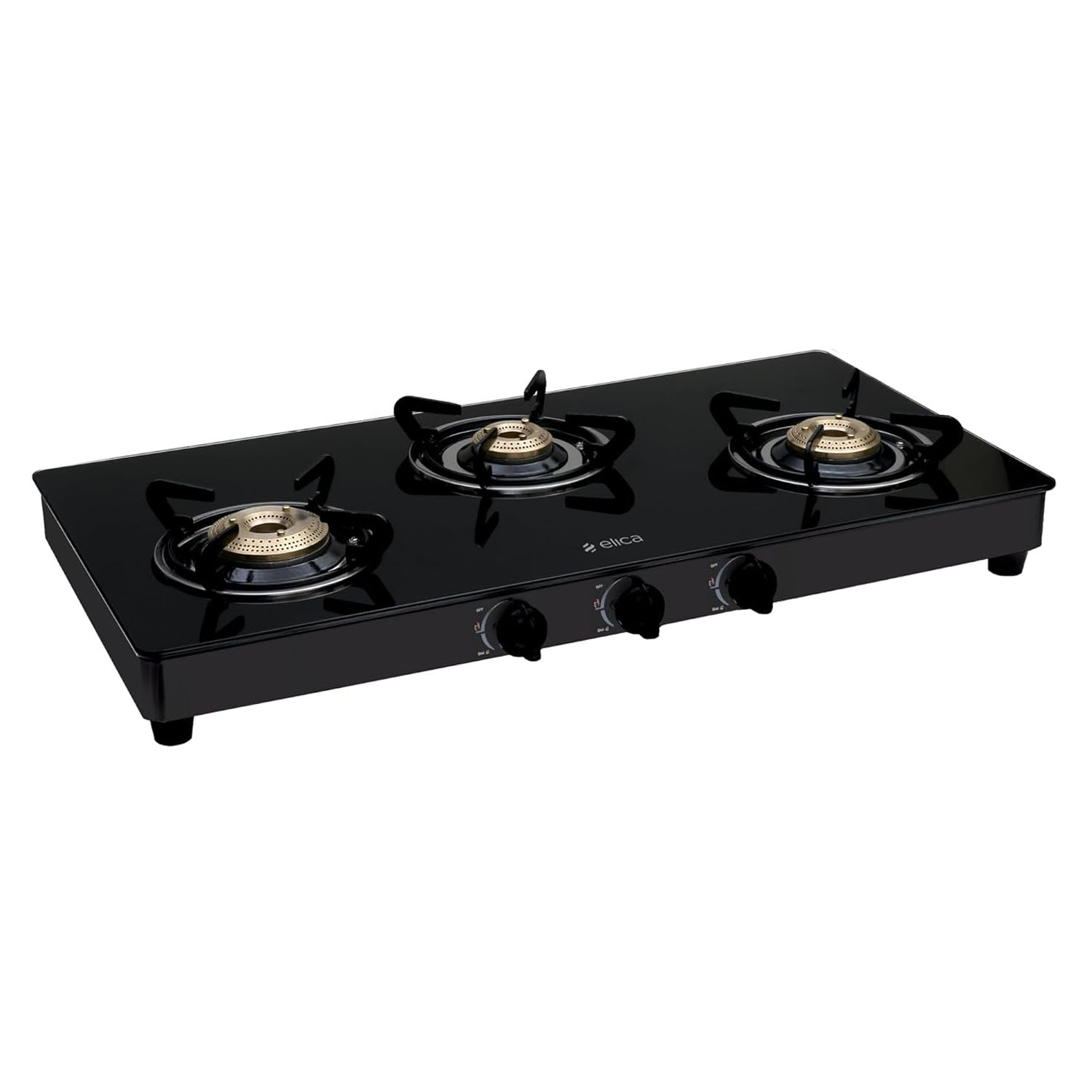 Elica Free-standing Cooktop Mat Onyx 773 Ct Vetro 2J Black - Image 2