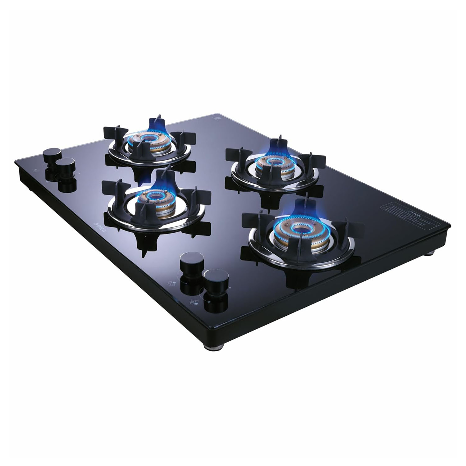 Elica Free-standing Cooktop Mat Onyx 694 Ct Vetro 2J Black - Image 2