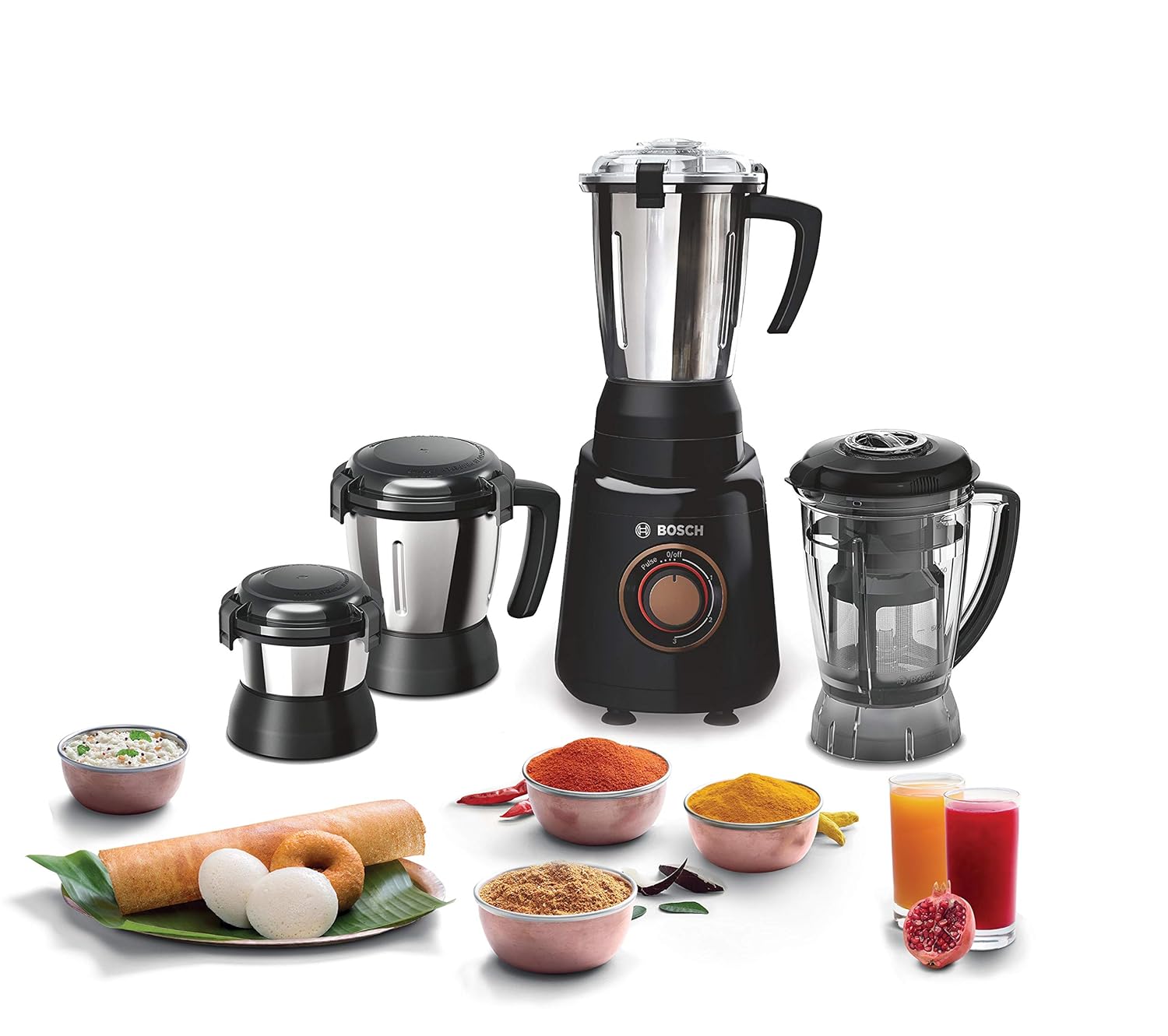 Bosch Mixer Grinder MGM6644BIN - Image 4