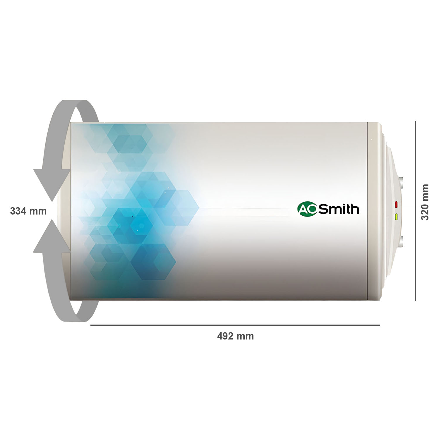 AO Smith Storage Water heater Elegance-025-Slim-RHS - Image 4