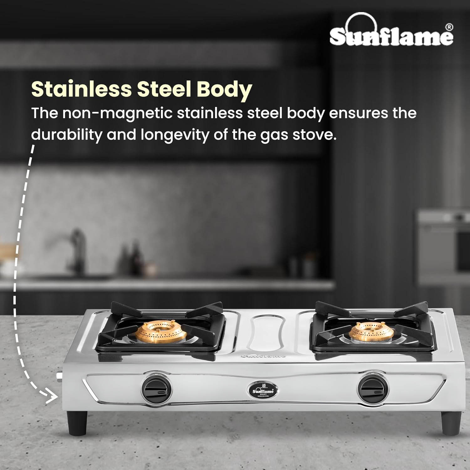 Sunflame Free-standing Cooktop SHAKTI DX 2B Sunflame Free-standing Cooktop SHAKTI DX 2B - Image 11