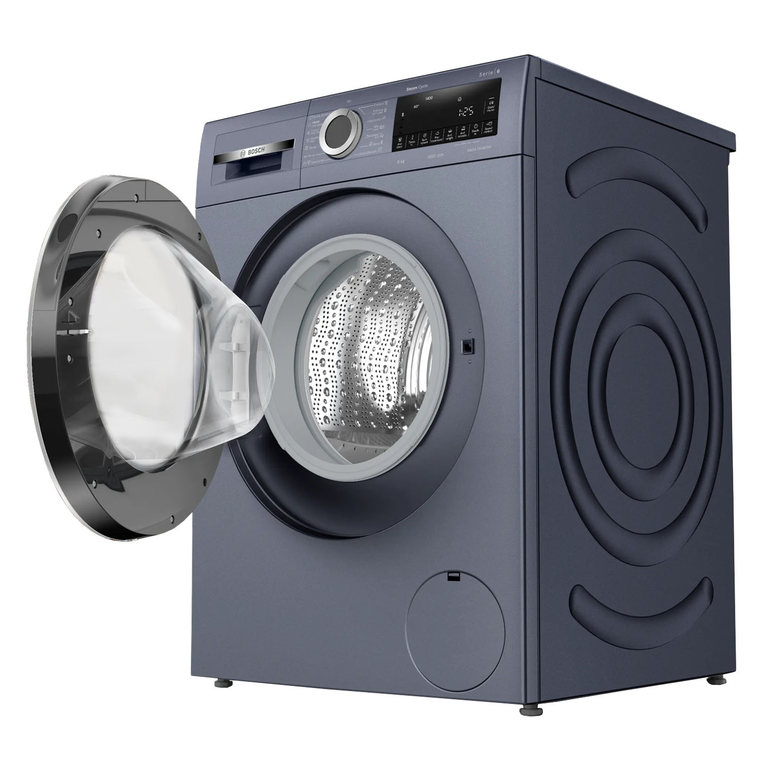 Bosch 8 KG 1400 RPM Fully Automatic Front Load Machine with Auto Stain Removal and Vario Drum, Dark Lake, WGA2341PIN Bosch 8 KG 1400 RPM Fully Automatic Front Load Machine with Auto Stain Removal and Vario Drum, Dark Lake, WGA2341PIN - Image 4