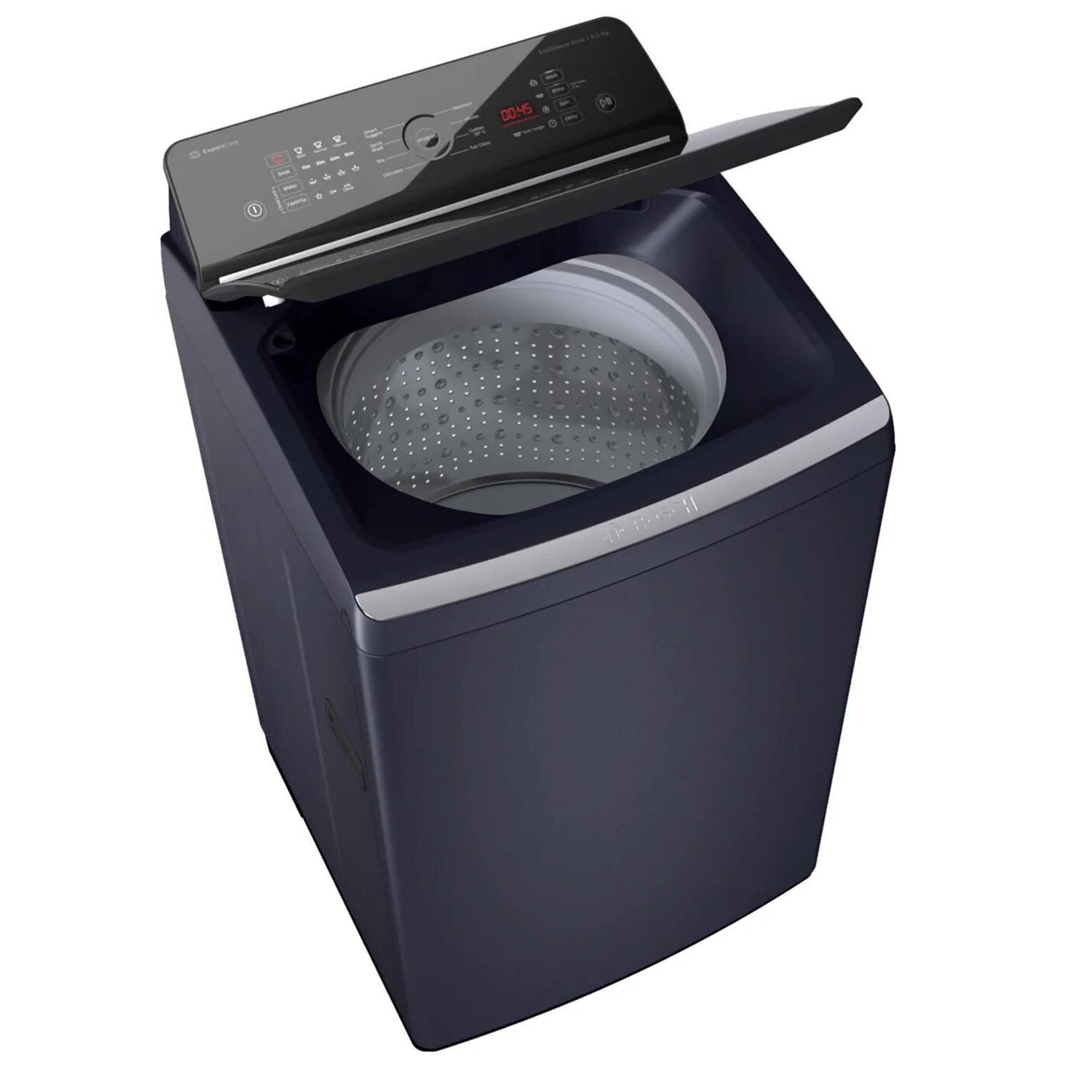 Bosch 8 KG Fully Automatic Top Load Machine with Stainless Steel Drum and Digital Display, Dark Lake, WOE802B7IN - Image 4