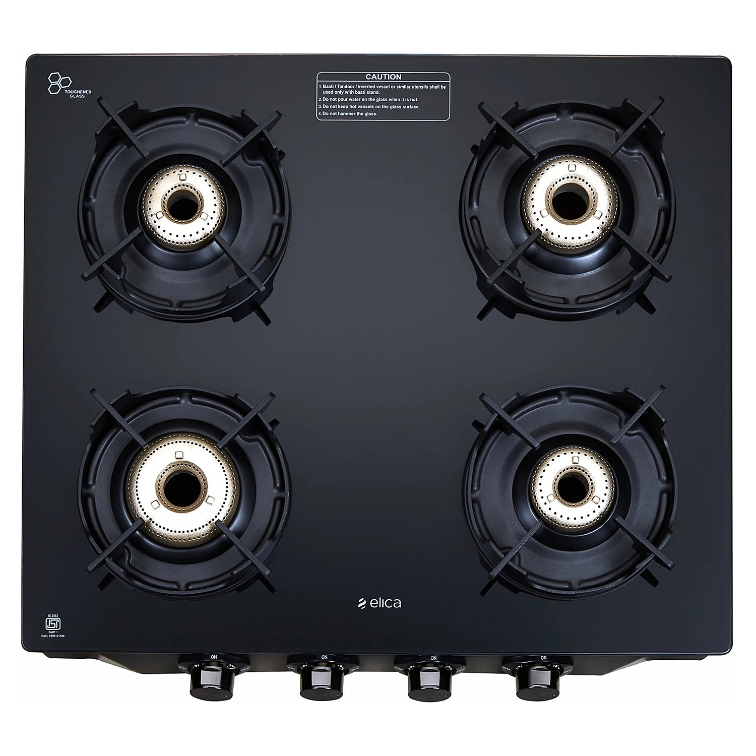 Elica Free-standing Cooktop Crest 460J Nero Elica Free-standing Cooktop Crest 460J Nero - Image 2