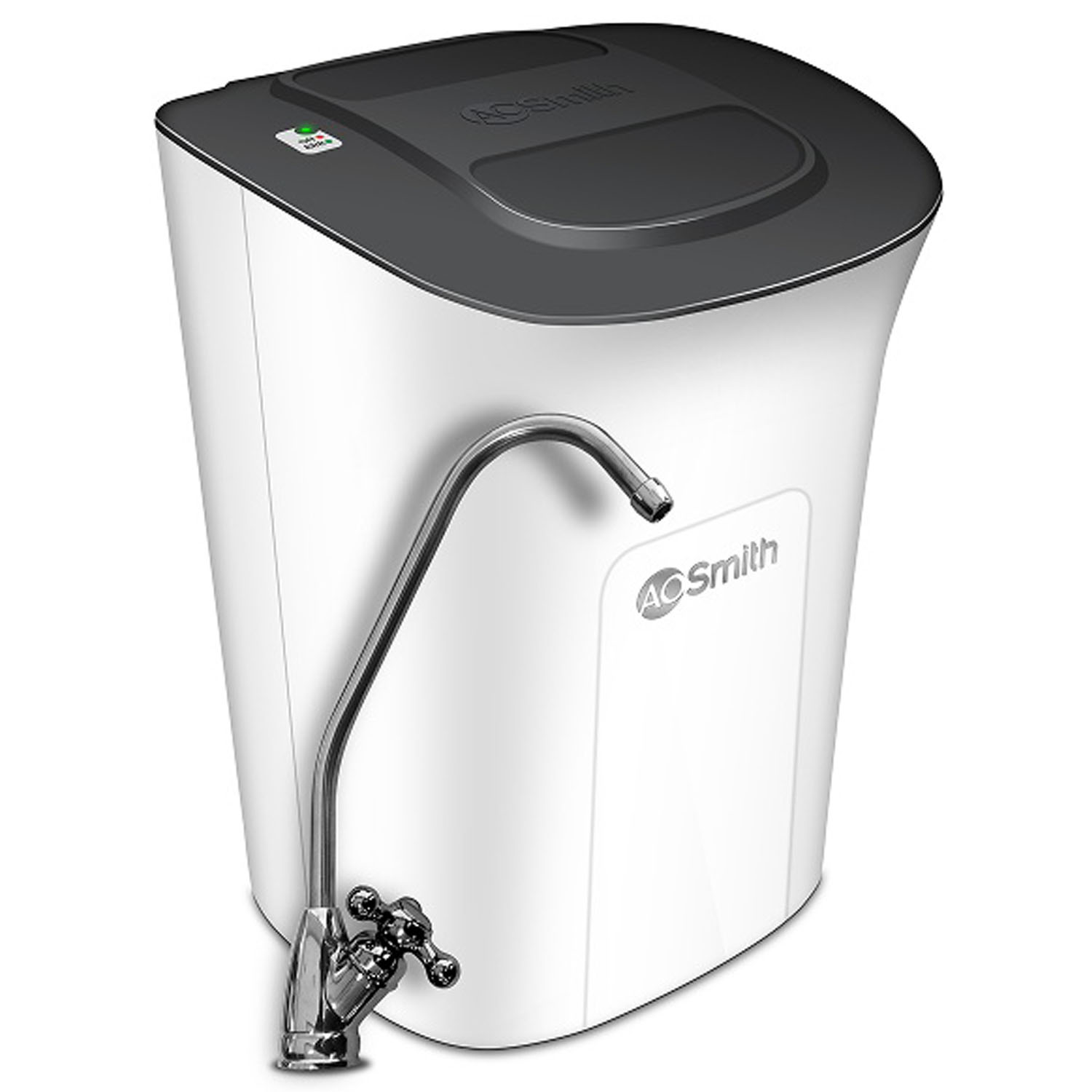 AO Smith Under the Sink UV Water Purifier with 6 stage purification, Goose Neck Faucet and 1 Year Warranty, White, U2 Pro, Without Storage - Image 2