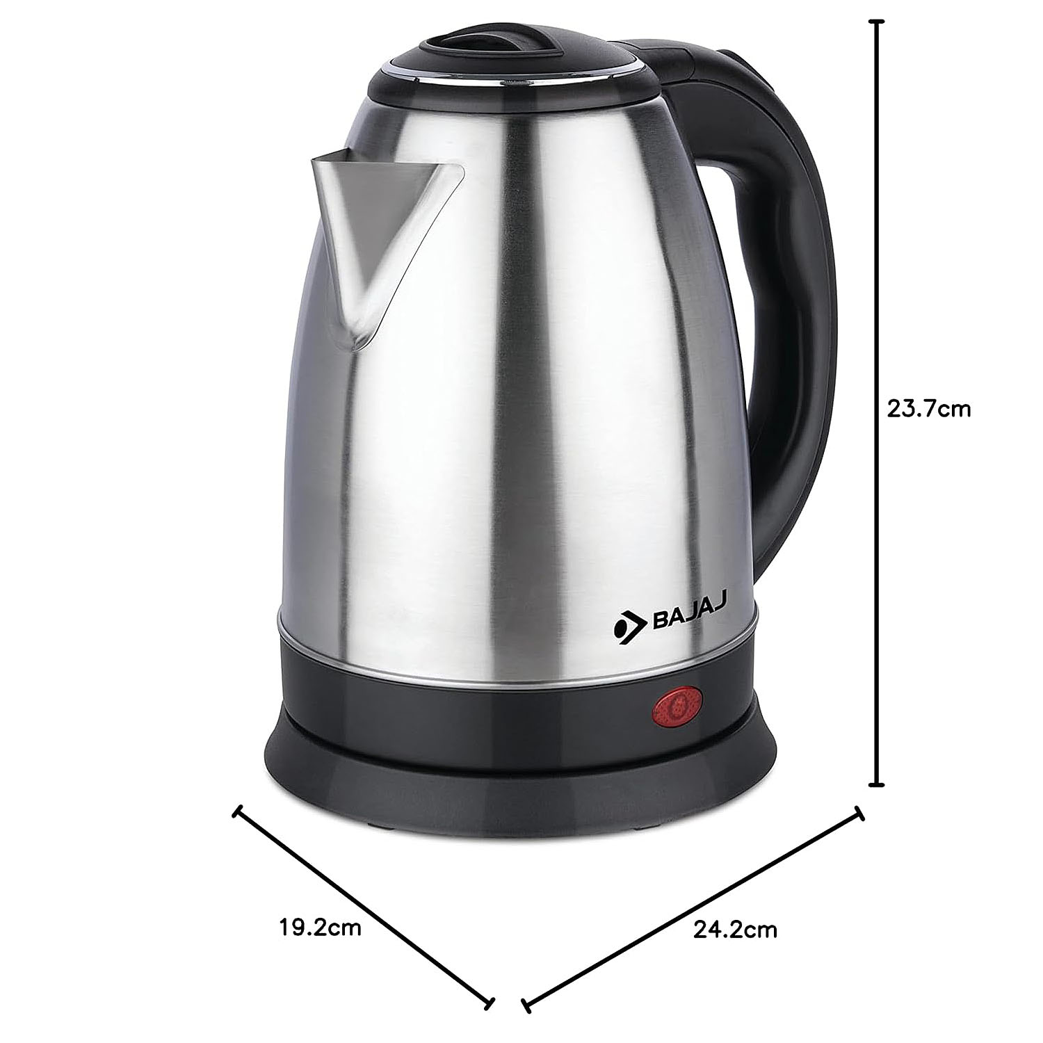 Bajaj Electric Kettle With  Stainless Steel Body and Cordless Operation, Black, KTX-DLX-1.8L - Image 13