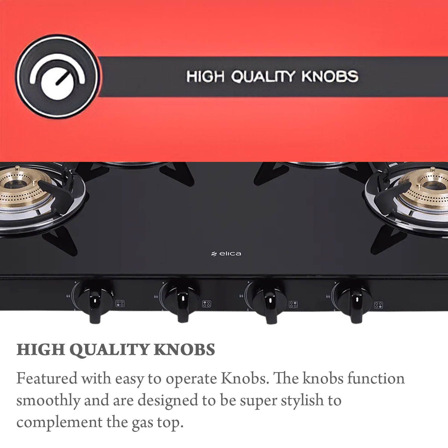 Elica Free-standing Cooktop 774 CT Vetro 2J DT Series Elica Free-standing Cooktop 774 CT Vetro 2J DT Series - Image 4