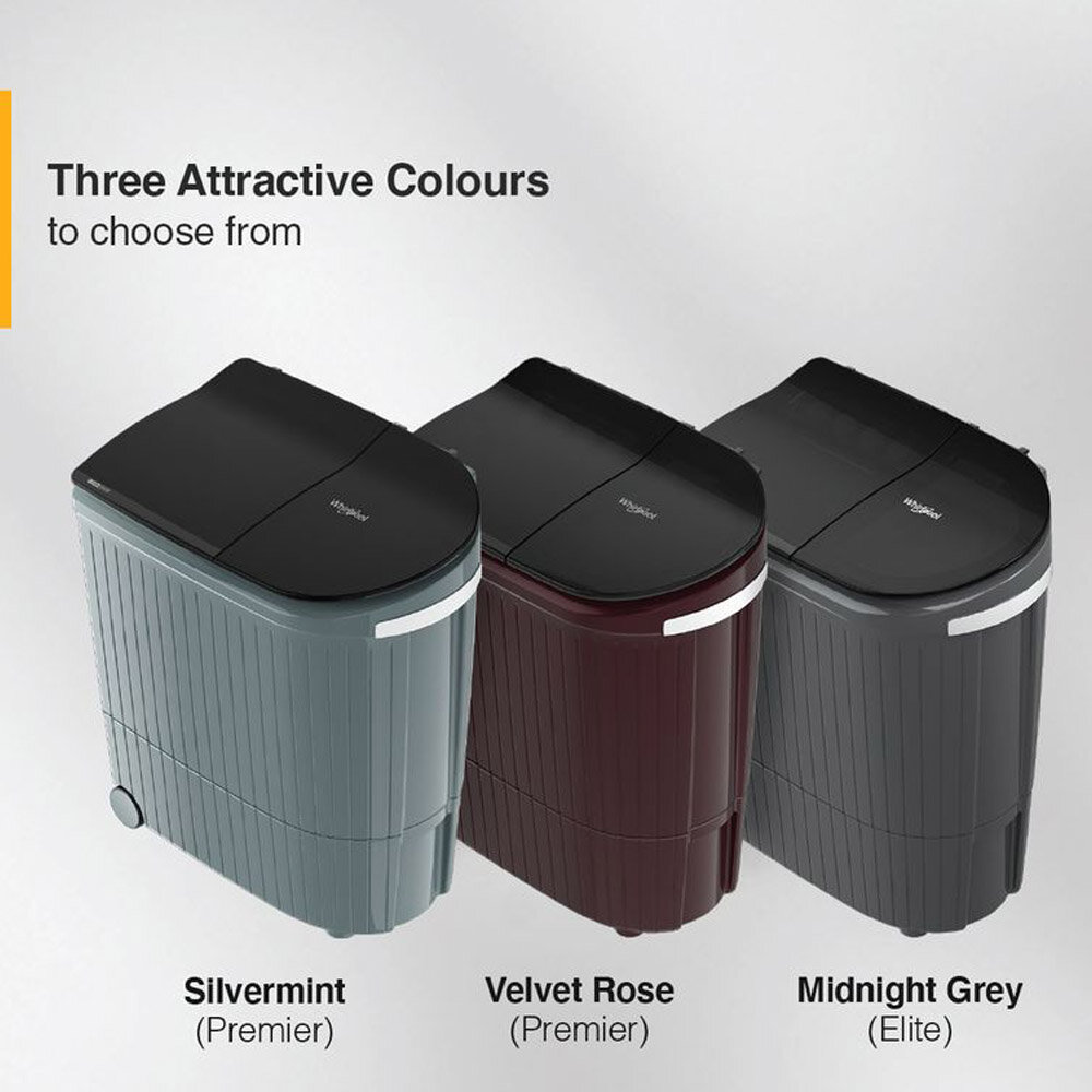 Whirlpool 9 KG Semi Automatic Machine with Soft Close Lid, 3D Wave Technology, Waterproof and Shockproof Panel, Grey, Hydro Wash Elite - Image 11